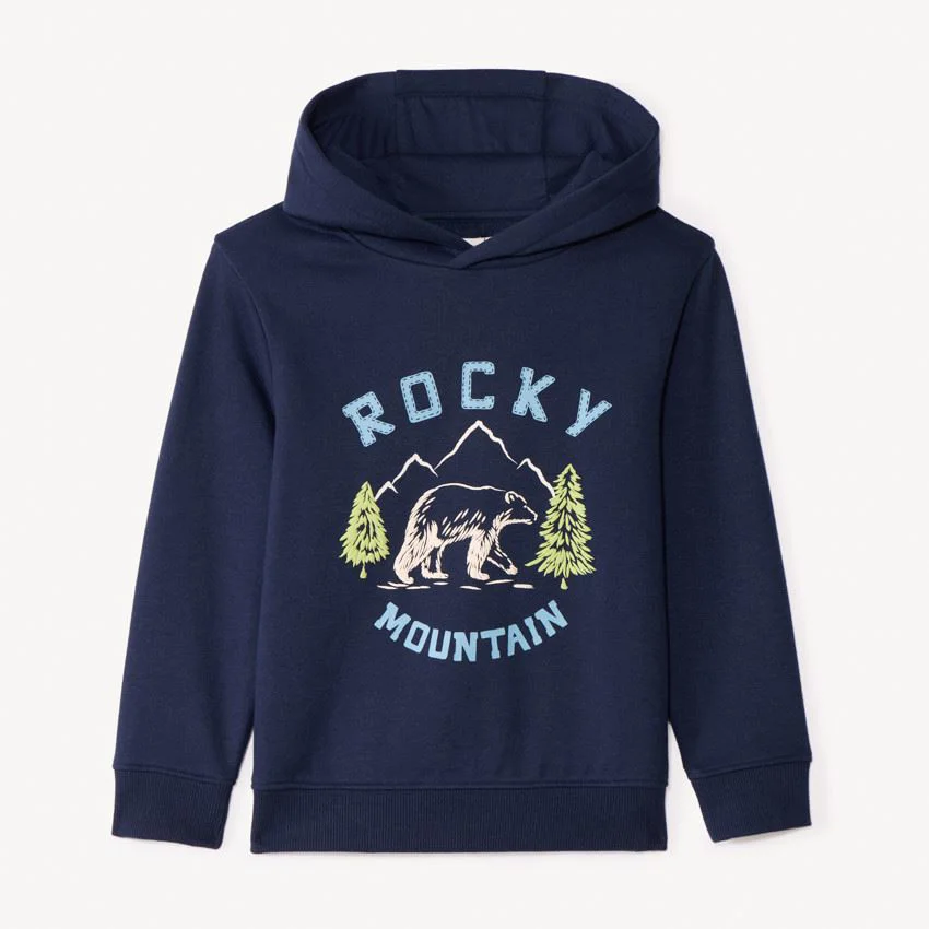 Orchestra Hanorac din molton pentru baieti Mountain Navy Blue foto