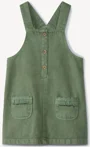 Orchestra Rochita-salopeta din denim cu buzunare Khaki foto