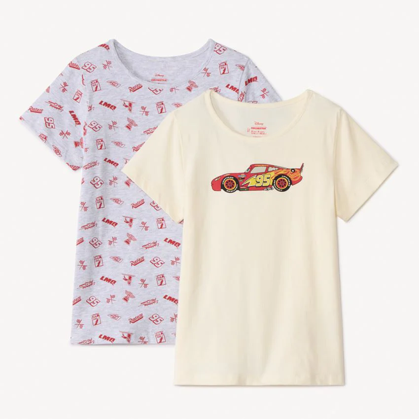 image for Orchestra Set 2 tricouri cu maneca scurta pentru baieti Disney Cars foto