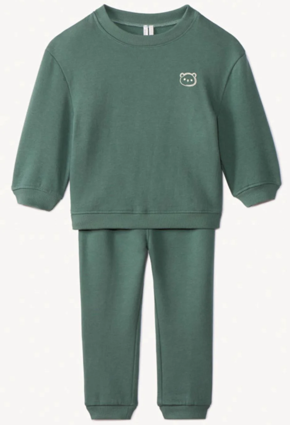 Orchestra Set 2 piese Hanorac si pantaloni de jogging pentru baietei Verde foto