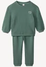 Orchestra Set 2 piese Hanorac si pantaloni de jogging pentru baietei Verde foto