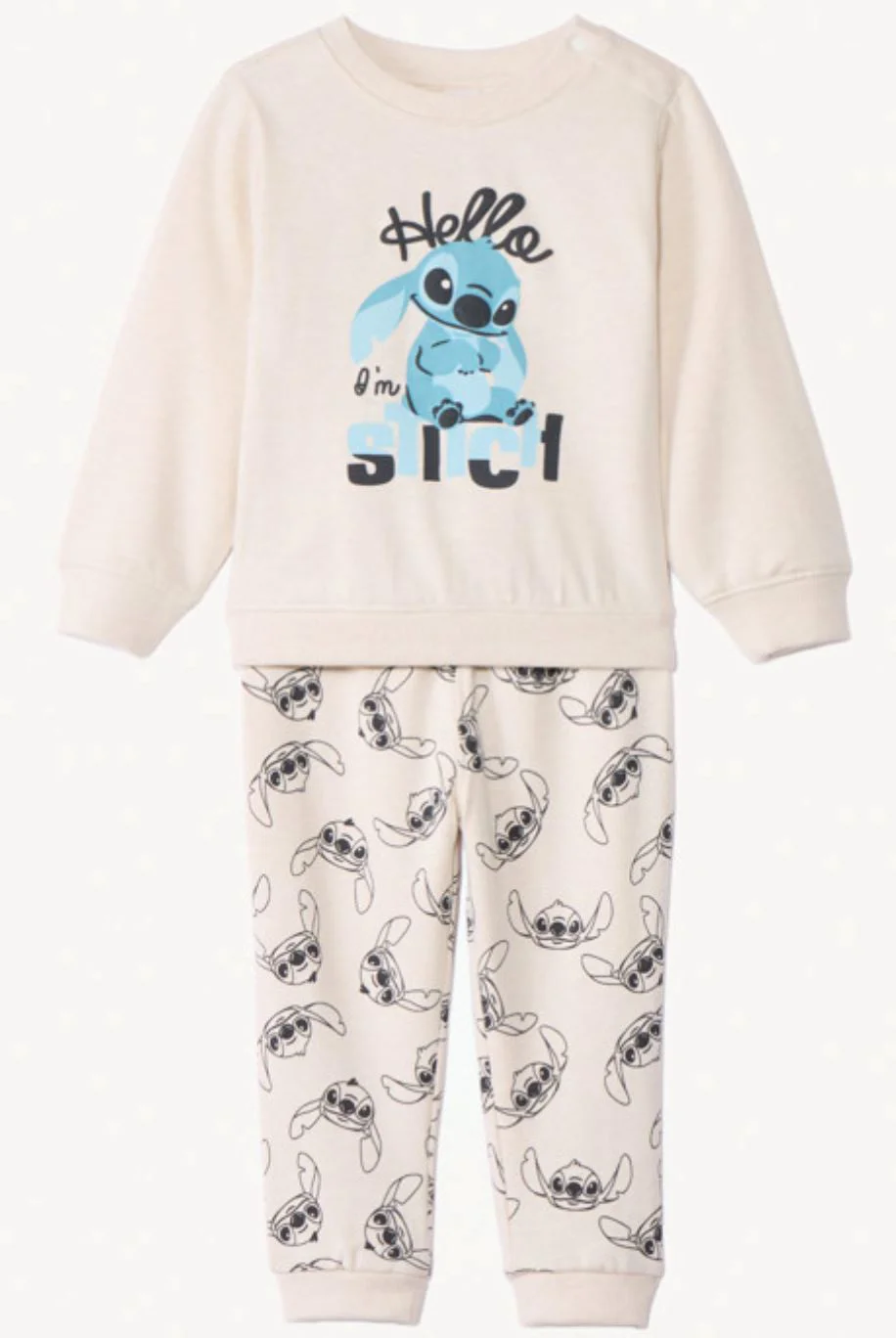 image for Orchestra Set 2 piese Hanorac si pantaloni de jogging pentru baietei Disney Stitch foto