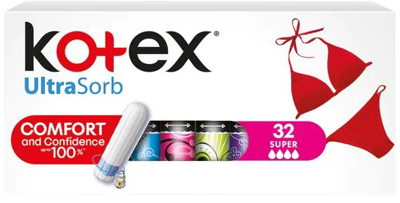 image for Гигиенические тампоны Kotex Super, 32 шт. foto