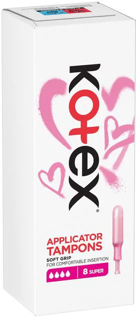 image for Гигиенические тампоны Kotex Super, 8 шт. foto