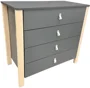 Комод Eucalyptus Karol Plus Графит+Натуральный foto