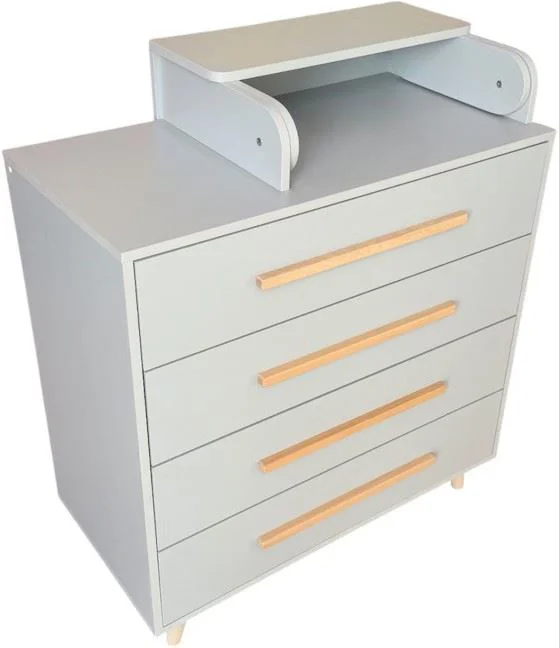 image for Comoda Eucalyptus Napoli90 Gri foto