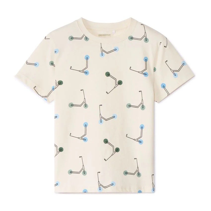 Orchestra Tricou pentru baieti Scooter Ecru foto
