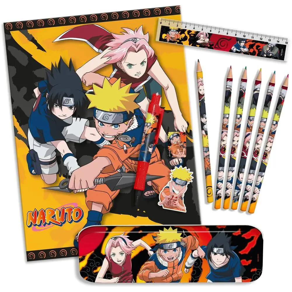 image for Set de papetarie in husa KiDS Naruto foto