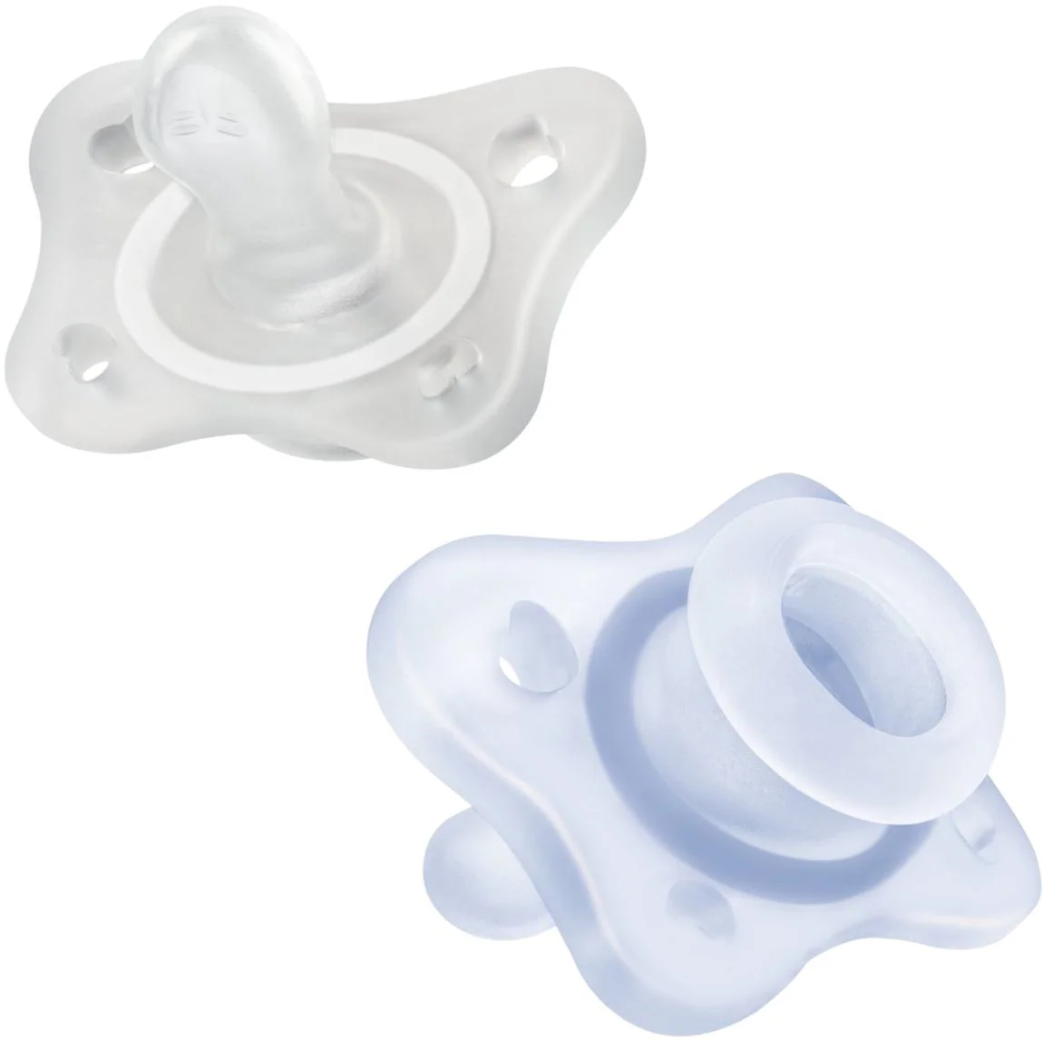 image for Suzete din silicon Chicco Physio Minisoft Blue (0-2 luni), 2 buc. foto