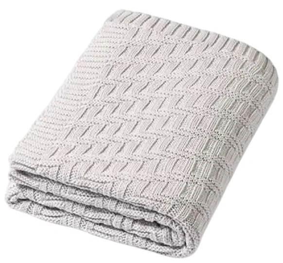 image for Patura tricotate din bumbac BabyOno White foto