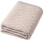 Patura tricotate din bumbac BabyOno Beige foto