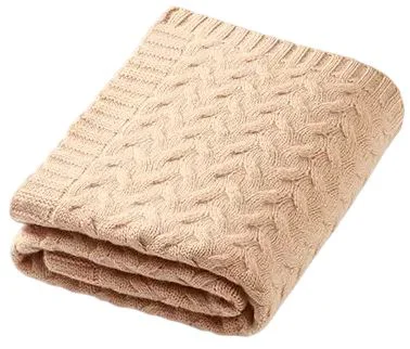 image for Patura din lana merinos BabyOno Dark Beige foto