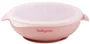 Farfurie din silicon cu ventuza si capac BabyOno Pink foto