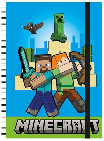 image for Блокнот Pyramid Minecraft Characters A5 Wiro foto