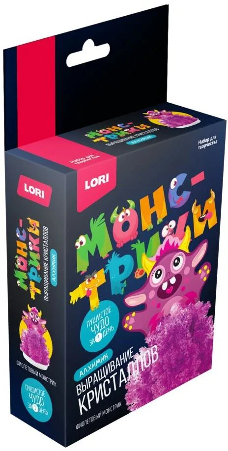 image for Игра Lori Выращивание кристаллов – Фиолетовый монстрик foto