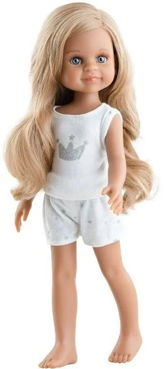 image for Papusa Paola Reina Simona in pyjamas, 32 cm foto