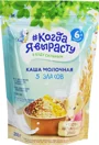 Каша Когда я вырасту молочная с 5 видами злаков (6+ мес.), 200 г foto