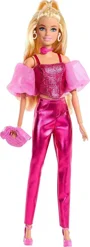 Papusa Barbie "Fashionista in costum roz lucios" foto