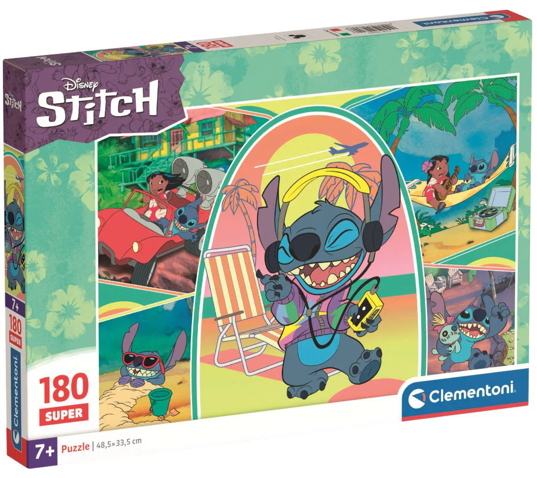 Puzzle Clementoni Disney Stitch, 180 piese foto