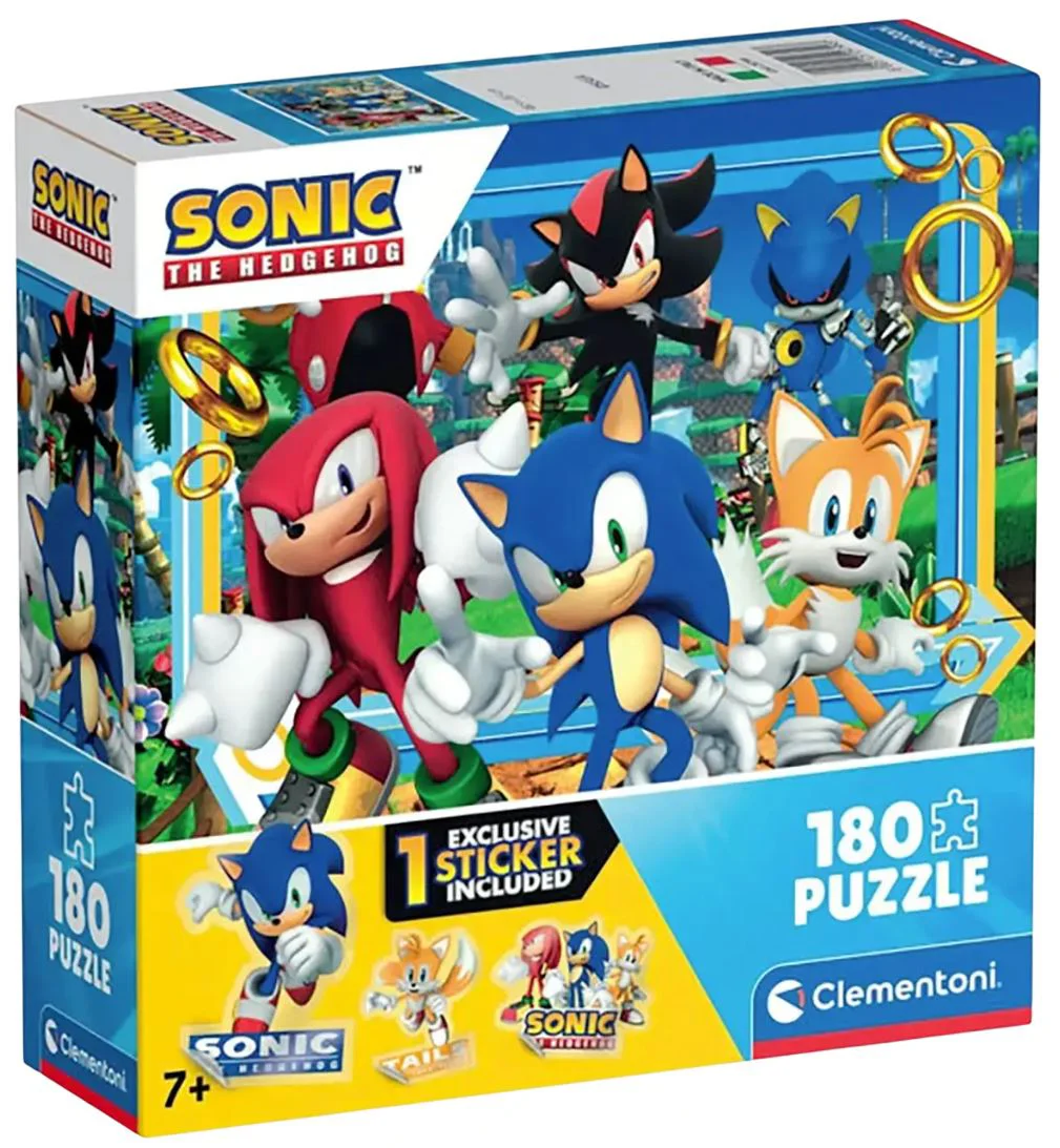 Puzzle Clementoni Sonic, 180 piese foto