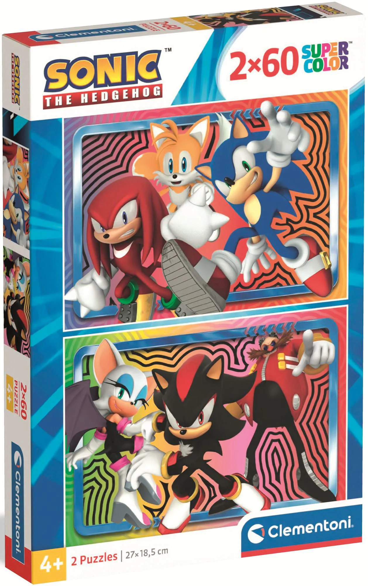 Puzzle Clementoni Sonic, 2x60 piese foto