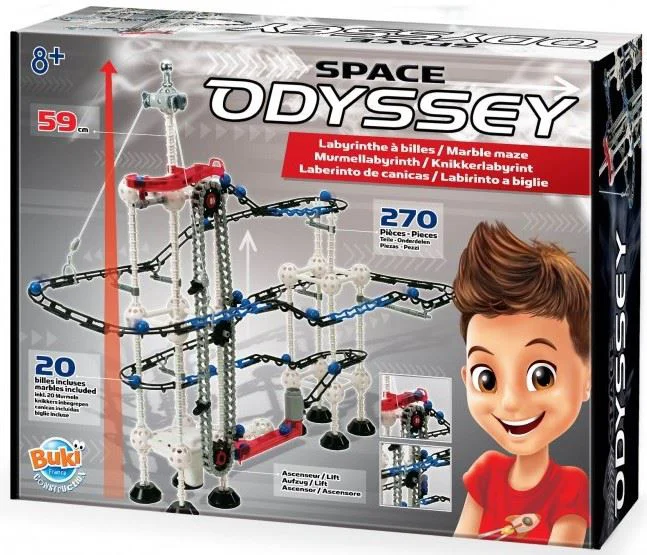 image for Set de constructie Buki Pista cu bile - Space odyssey foto