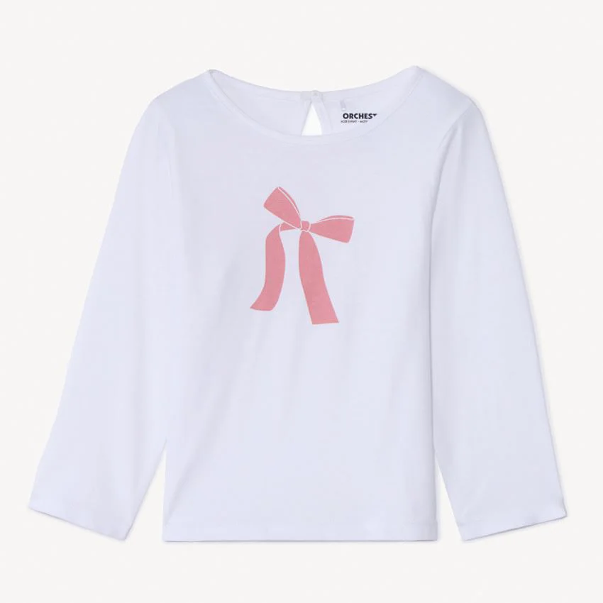 image for Orchestra Tricou pentru fetite cu maneca lunga Alb foto