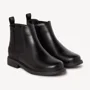 Botine pentru fete Saxo Blues cu fermoar efect piele foto