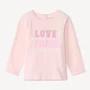 Orchestra Tricou pentru fetite cu maneca lunga Love Paris foto