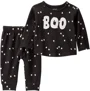 Carter's Set 2 piese Halloween Ghost "BOO" - bluza si pantaloni foto
