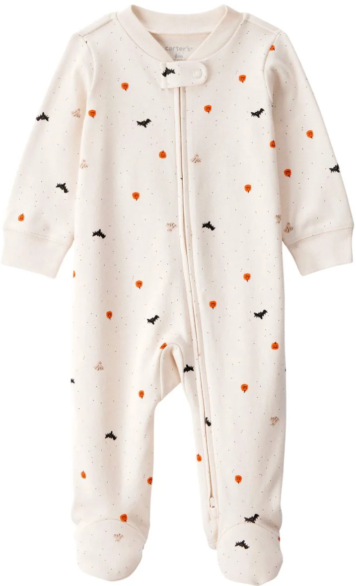 image for Carter's Pijama cu fermoar dublu Halloween Ivory foto