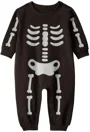 Carter's Salopeta Halloween Black Skeleton foto