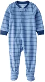 Carter's Pijama din fleece Blue Stripe foto