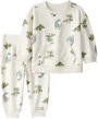 Carter's Set 2 piese Dino Ivory - hanorac si pantaloni foto