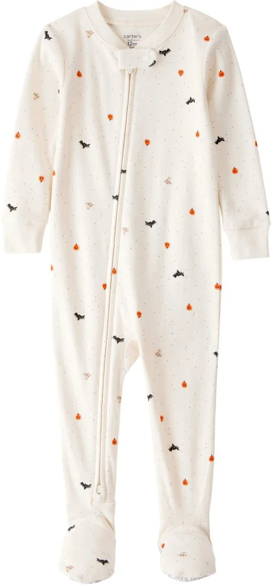 image for Carter's Pijama cu fermoar dublu Halloween Ivory foto