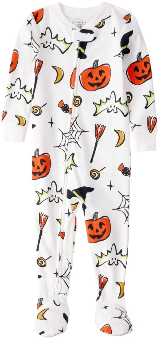 image for Carter's Pijama Halloween Ivory foto