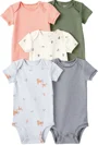 Carter's Set 5 body cu maneca scurta Cowboy Stripe foto