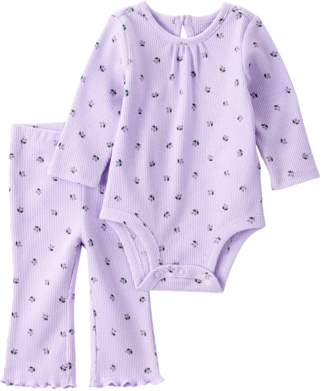 image for Carter's Set 2 piese Lilac Mini Berry - pantaloni si body foto