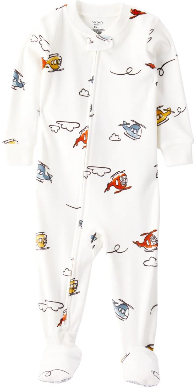 image for Carter's Pijama cu botosei Ivory Helicopter foto