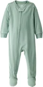 Carter's Pijama din fleece cu botosei Green Solid Waffle foto