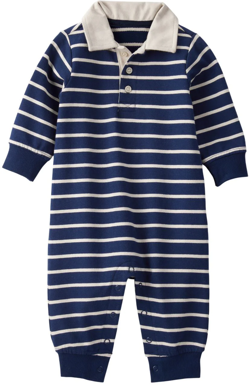 image for Carter's Salopeta Navy Striped Polo foto