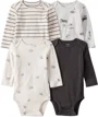 Carter's Set 4 body cu maneca lunga Sheep House foto