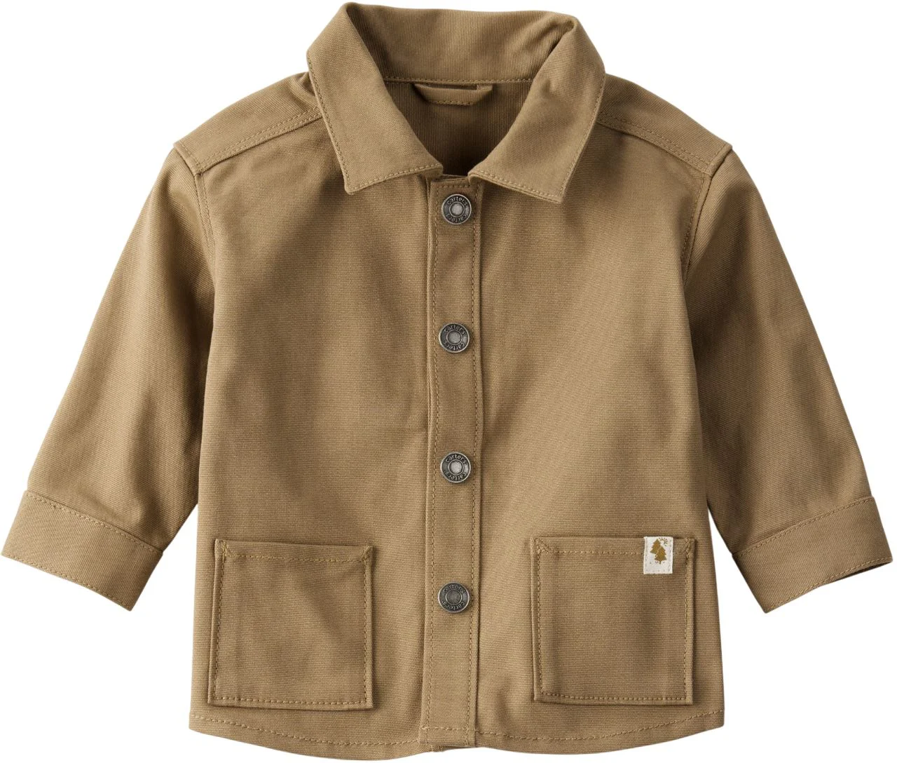 image for Carter's Jacheta Light Brown Canvas foto