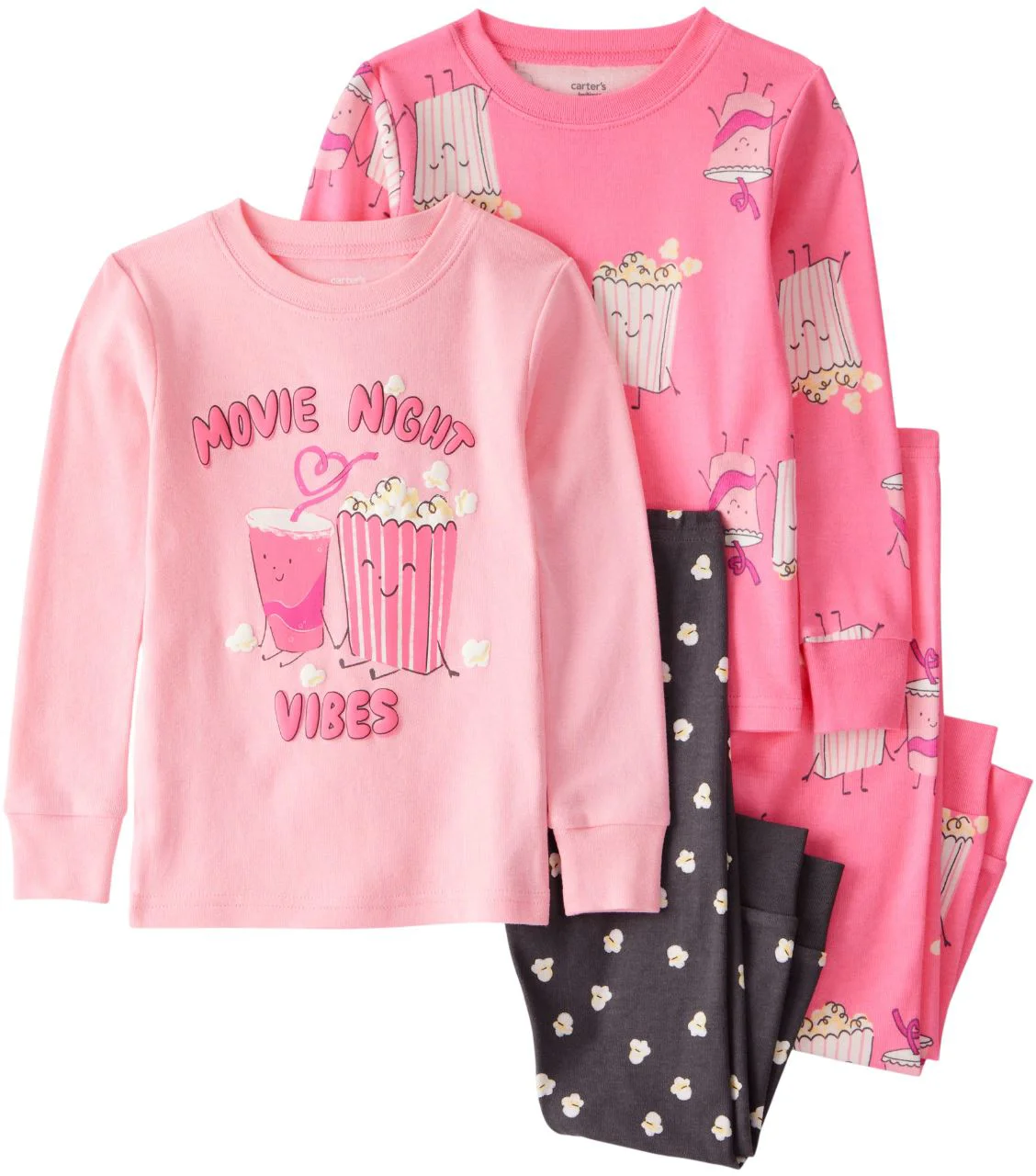 image for Carter's Set 2 pijamale din bumbac Pink-Blue Move Night foto
