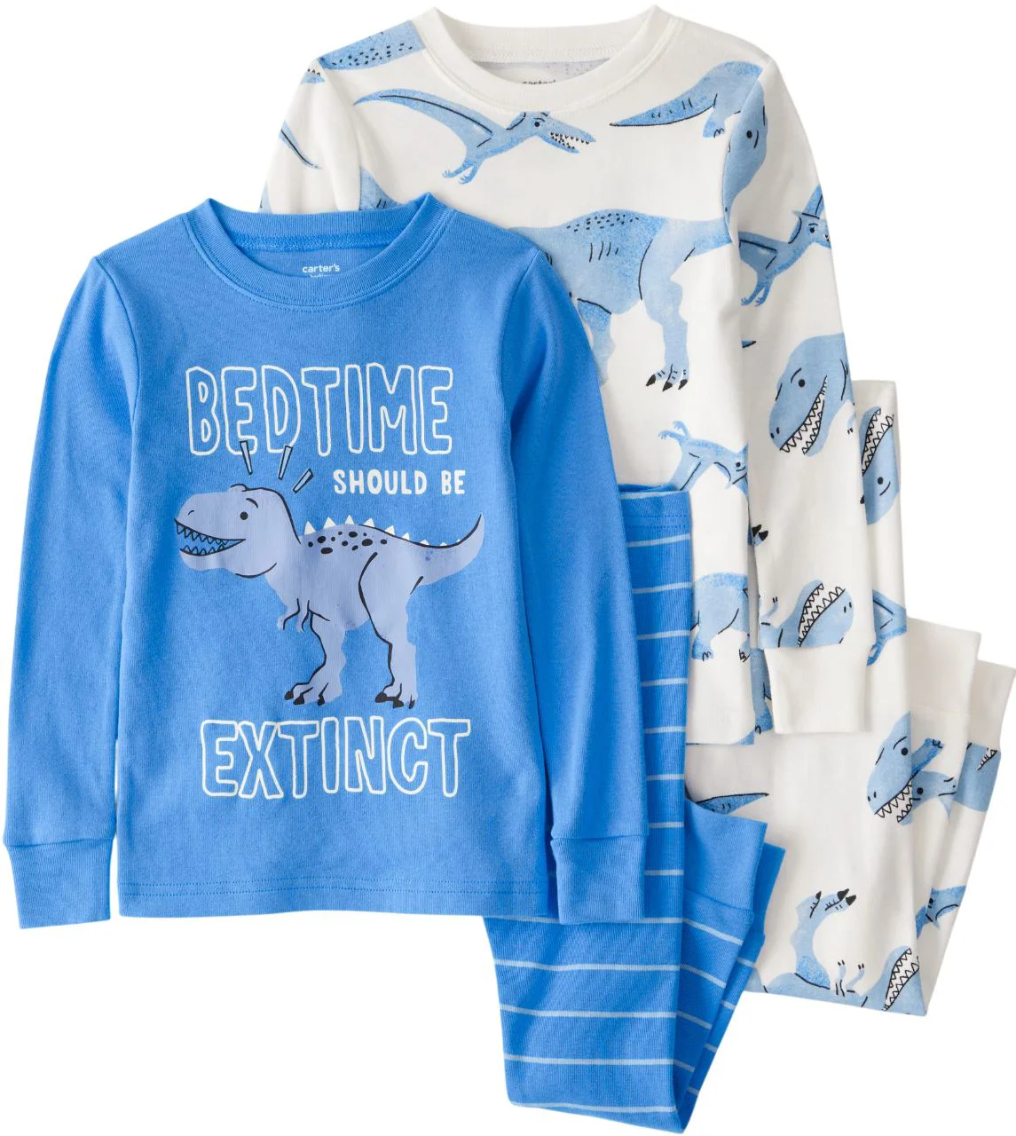 image for Carter's Set 2 pijamale din bumbac Blue Dinosaur foto