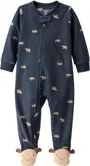 Carter's Пижама из флиса с носочками Navy Moose foto