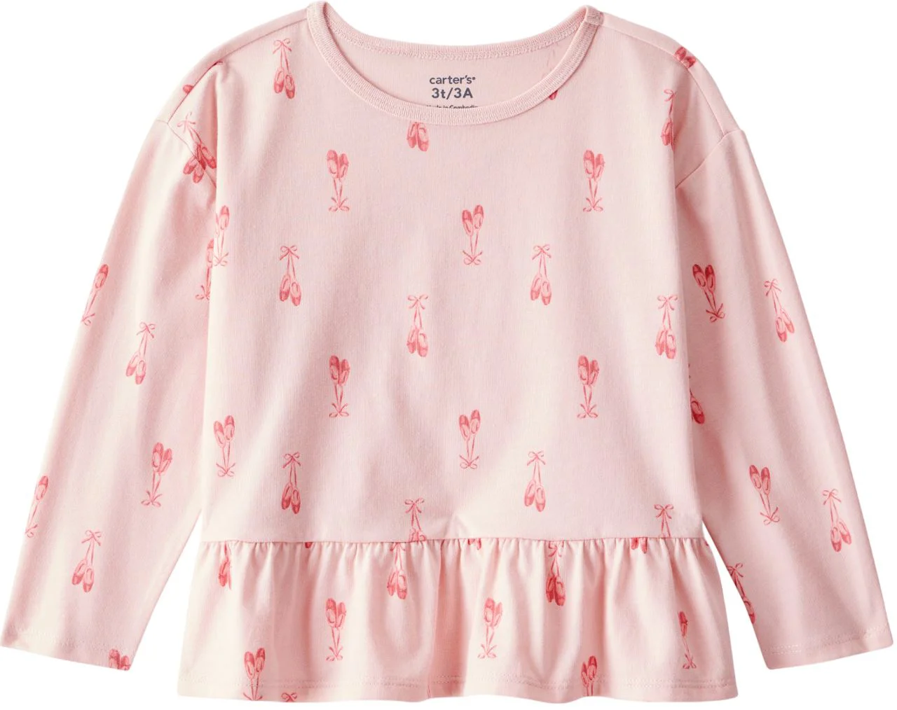 image for Carter's Bluza cu maneca lunga Pink Ballet foto