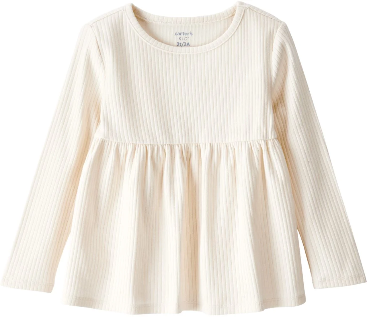 image for Carter's Bluza cu maneca lunga Cream Peplum foto