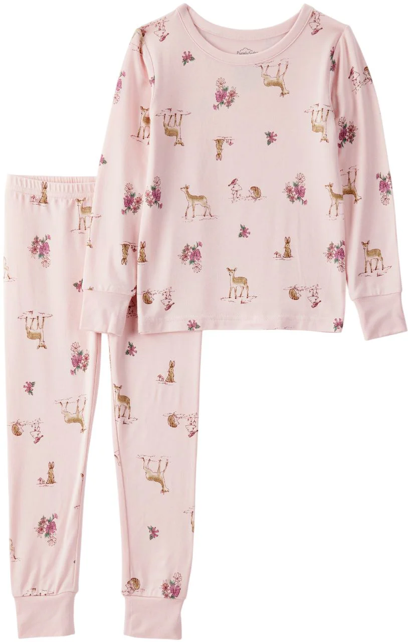 image for Carter's Pijama din viscoza PurelySoft Pink Woodland foto
