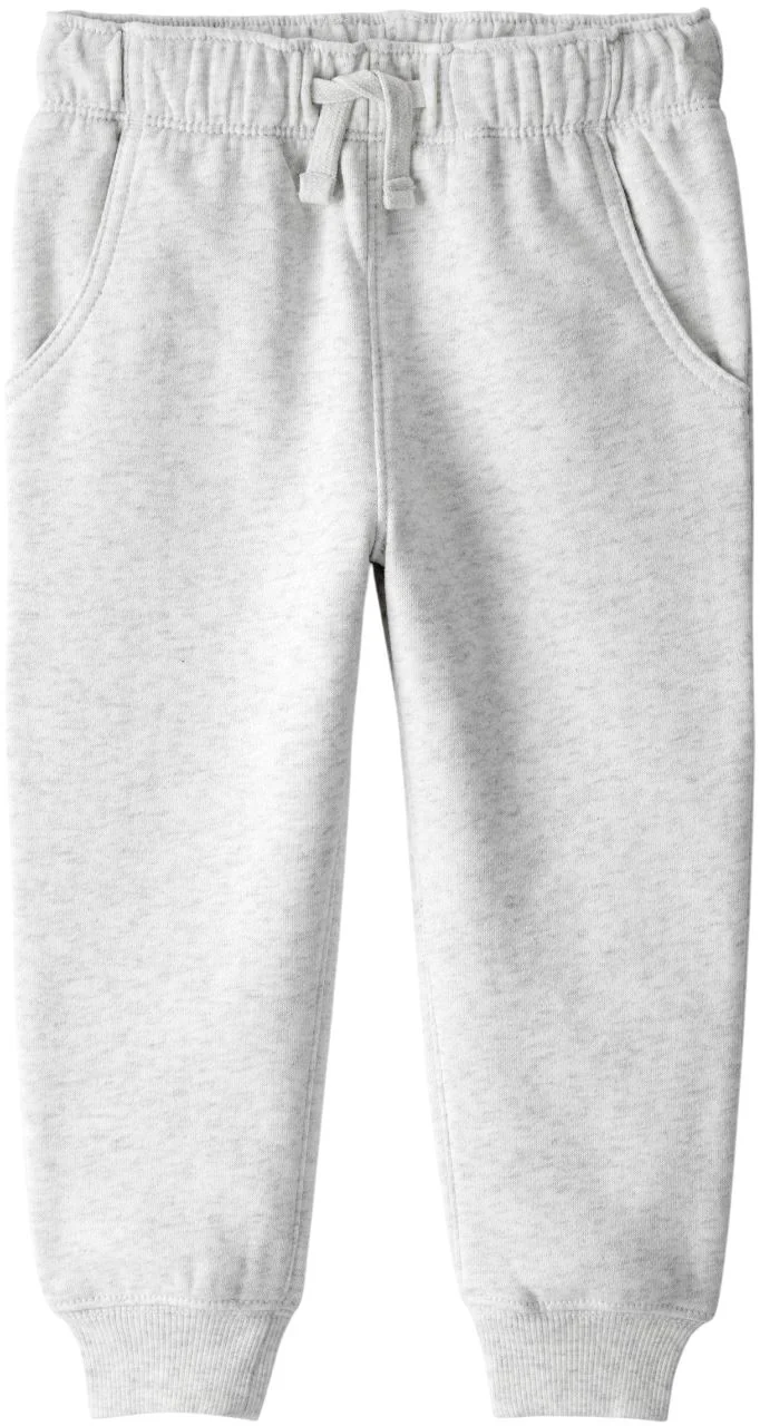 image for Carter's Pantaloni Solid Fleece Cotton Jogger Grey foto